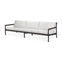 Ethnicraft Jack 3 seters soffa Black/Off White