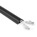 Nedis Kabel Ledelse Kanal 1 Stk. Maksimal Kabeltykkelse: 16 Mm PVC Sort