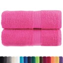  Premium gjestehåndklær SOLUND 2 stk rose 30x50 cm 600 g/m2