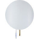 DFTP Spargo Vegglampe White/Brass