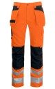 ProJob 6531 Håndverksbukse En Iso 20471 Kl 2 Orange/Black C48/148