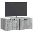  Vegghengt TV skap Grå sonoma 78,5 x 41 x 30 cm Konstruert tre