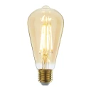 Zigbee pære E27 Edison Filament ST64 2200K 5W