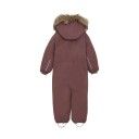 En Fant Vinterdress Med Fuskepels Rose Taupe (140 / 10 år)