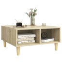 vidaXL Salongbord sonoma eik 60x60x30 cm sponplate