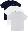 Abercrombie & Fitch T Skjorte 3 pack Navy Blazer/Hvit/Grå Abercrombie & Fitch 13 14 år 158 164 T skjorte Blå