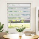  Sebragardin hvit 100x100 cm stoff bredde 95,9 polyester