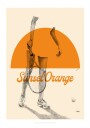 Sunset Orange Plakat / 40x50cm
