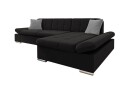 Kintore 3 seters Hjørnesofa   Svart