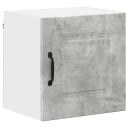  Kjøkkenskap med hylle Betonggrå 40 x 31 x 40 cm Konstruert tre