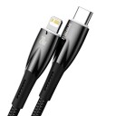 Baseus USB-C cable for Lightning Glimmer Series 20W 2m (Black)