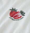 Name It T-skjorte - NkfVarutti - Bright White/Strawberry - Name It - 9-10 år (134-140) - T-skjorte - Hvit
