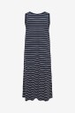 Only Carmakoma   Kjole carMay Life S/L Calf V neck Dress   Blå