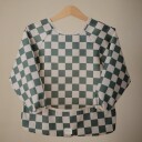 Mushie  Langermet Smekke Olive Check