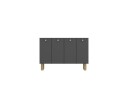 Bohem Konsollbord 120 cm   Antrasitt/Brun