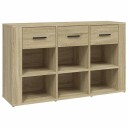  Skjenk sonoma eik 100x30x59,5 cm konstruert tre