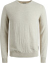 Jack & Jones Jjeemil Knit Crew Neck Noos   Beige   XS
