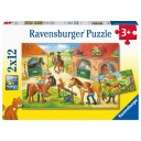 Ravensburger Happy Days At The Stables 2x12p