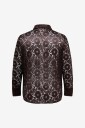 Only Carmakoma   Skjorte Carzion L/S Lace Shirt Jrs   Brun