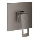 GROHE EUROCUBE DUSJBATTERI FOR INNBYGGING BØRSTET HARD GRAFITT