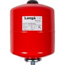 Langå trykkekspansjonstank 12L, Ø240x375 mm, oppvarming