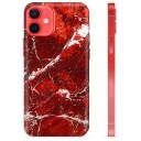 iPhone 12 mini TPU-deksel Rød Marmor