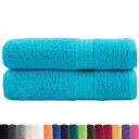 vidaXL Premium badehåndklær SOLUND 2 stk 100x150 cm 600 g/m2