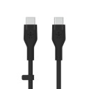 BELKIN BOOSTCHARGE USB-C TO C 2.0 SILICONE CABLE 2M BLACK CABL