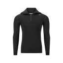 Aclima WarmWool Polo (M) herre, jet black - Str. 3XL