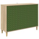 vidaXL Serviesskap GELEEN Sonoma 102 x 33 x 75 cm Konstruert tre
