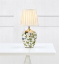 Mansion Bordlampe 33cm Mønstret/Hvit