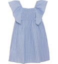 Creamie Dress Woven Stripe Blue 110