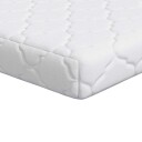 vidaXL Madrass Hvit 80 x 160 cm Jakardstoff