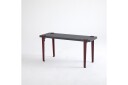 Khalkeus Benk 90x30 cm Svart/Rød   Hanah Home