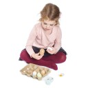 Tender Leaf Wooden Eggs in Tray TL8285