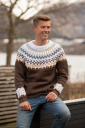 Viking Garn 2221 8 Ingefær Genser