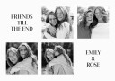 Friends Till The End Personalized Photo Collage Plakat Plakat / 100x150cm