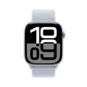 Apple Watch S10 46mm GPS (Silver Alu/Blue Cloud Sport Loop)
