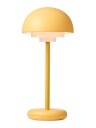 Toscana bordlampe oppladbar 5,5W IP44 - Dimbar - Gul