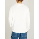 Tommy Jeans, Herre, Strikkevarer, Hvit, L,