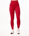 Bumpro Perfect Rib Scrunchie Tights Red Salsa - XS