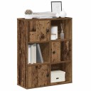Bokhylle gammelt tre 60x24x76,5 cm konstruert tre