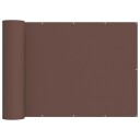 vidaXL Balkong privat skjerm 200 x 800 cm Stoff med PU belegg Brun
