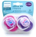 Philips Avent Pacifier Ultra Air Sutter 6/18måneder 2 stk Pige