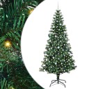  Kunstig Forhåndsopplyst Juletre grønn 240 cm PVC og metall