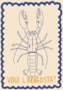 Italian Lobster Drawing Plakat / 70x100
