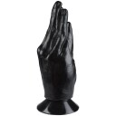 Mister B All Black Otto Fistingdildo med Sugekopp 20 cm   - Svart