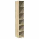  Hylle sonoma eik 30x41x185 cm konstruert tre