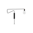 Swing Vegglampe Svart 70 cm