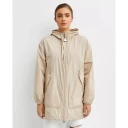 Moncler Dame Frakker Beige M,